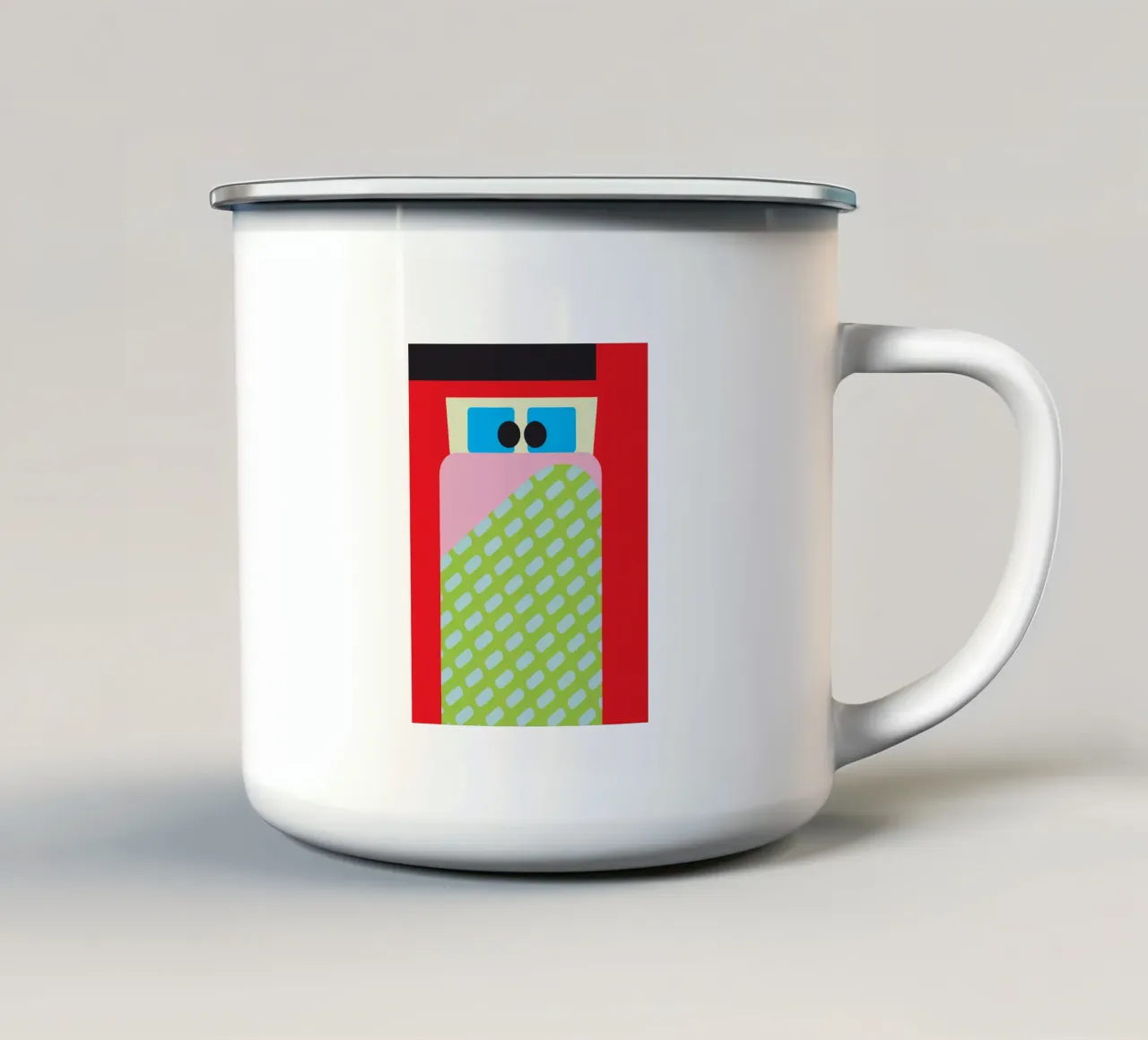 Letto Materasso tazza in smalto da LOOK DIFFERENT