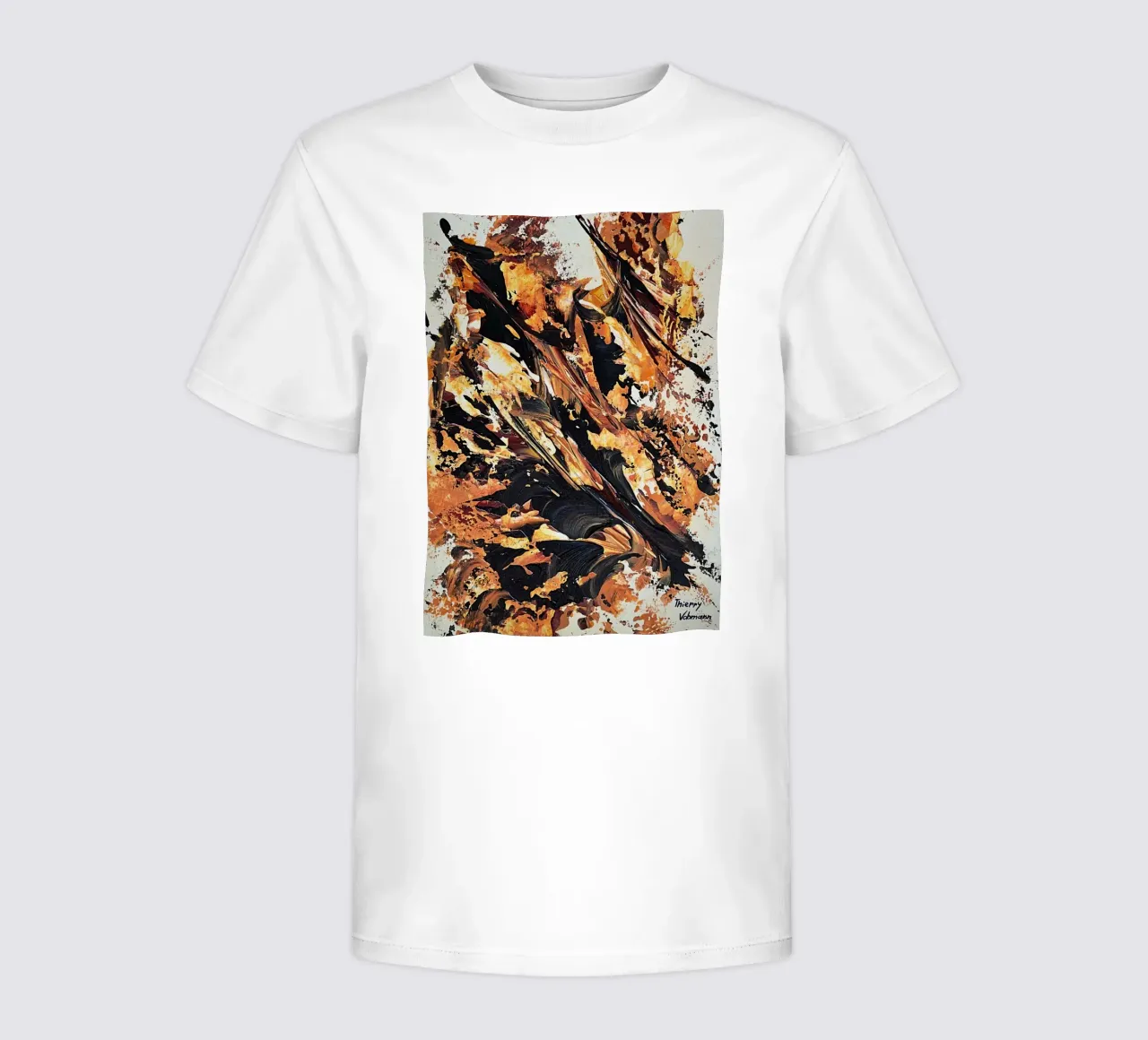 MESSAGE FROM THE HEART 20 t-shirt bambini da Thierry Vobmann Abstract painting