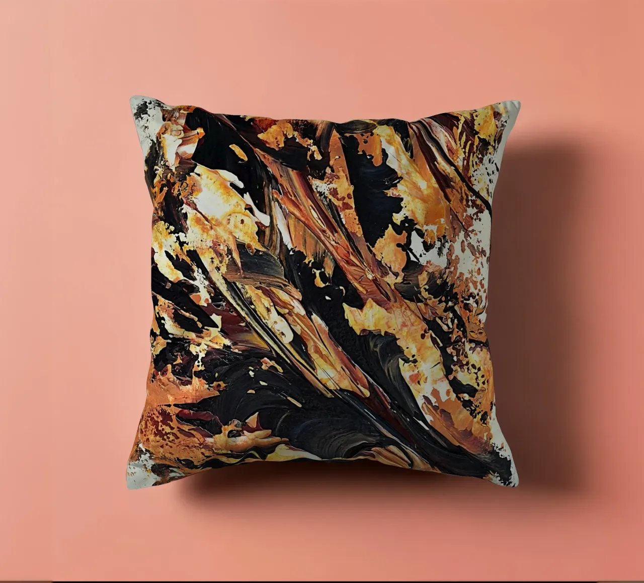 MESSAGE FROM THE HEART 20 Kissen von Thierry Vobmann Abstract painting