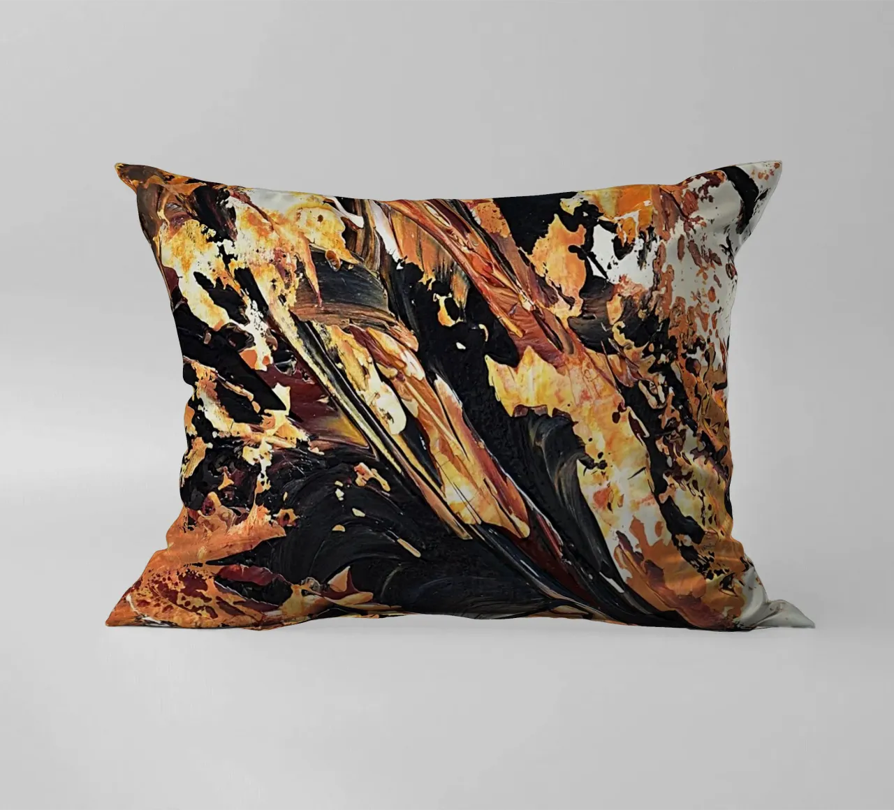 MESSAGE FROM THE HEART 20 Kissen von Thierry Vobmann Abstract painting