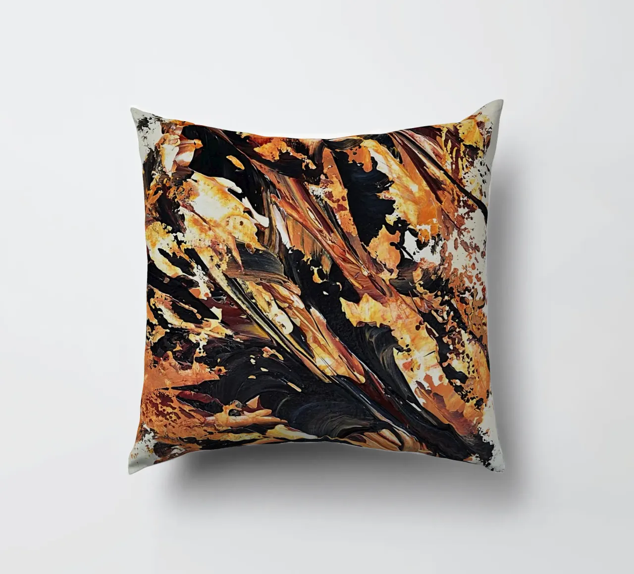 MESSAGE FROM THE HEART 20 Kissen von Thierry Vobmann Abstract painting