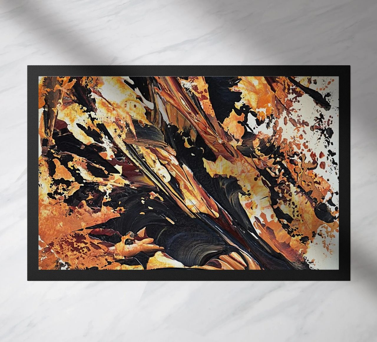 MESSAGE FROM THE HEART 20 zerbino da Thierry Vobmann Abstract painting