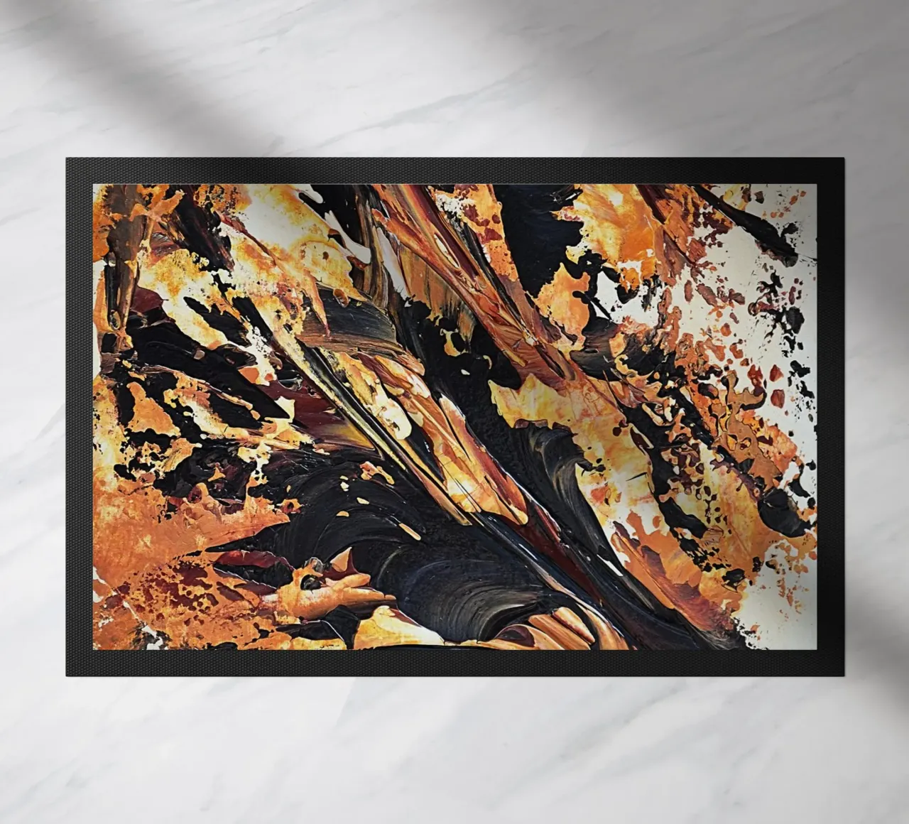 MESSAGE FROM THE HEART 20 zerbino da Thierry Vobmann Abstract painting