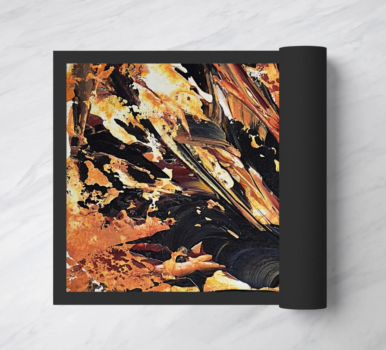 MESSAGE FROM THE HEART 20 zerbino da Thierry Vobmann Abstract painting
