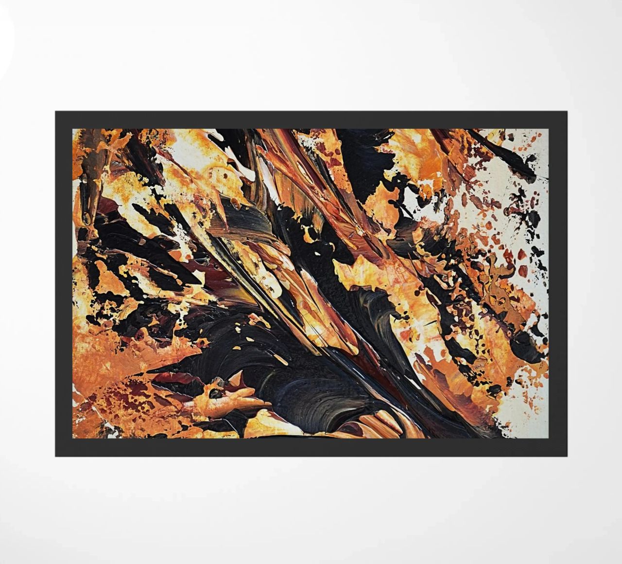 MESSAGE FROM THE HEART 20 zerbino da Thierry Vobmann Abstract painting