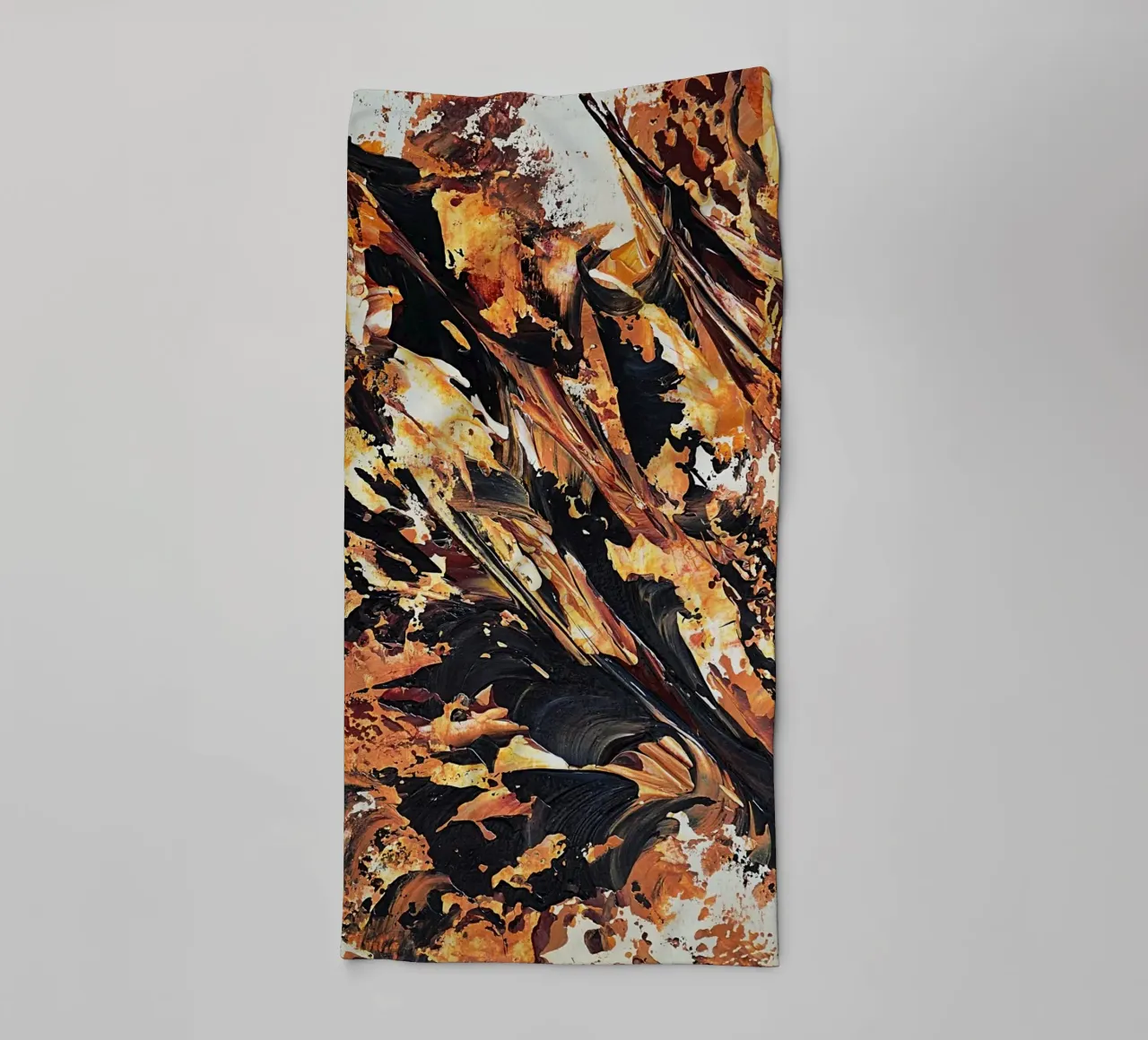 MESSAGE FROM THE HEART 20 towel by Thierry Vobmann Abstract painting