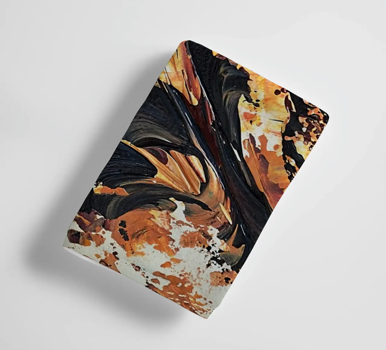 MESSAGE FROM THE HEART 20 towel by Thierry Vobmann Abstract painting