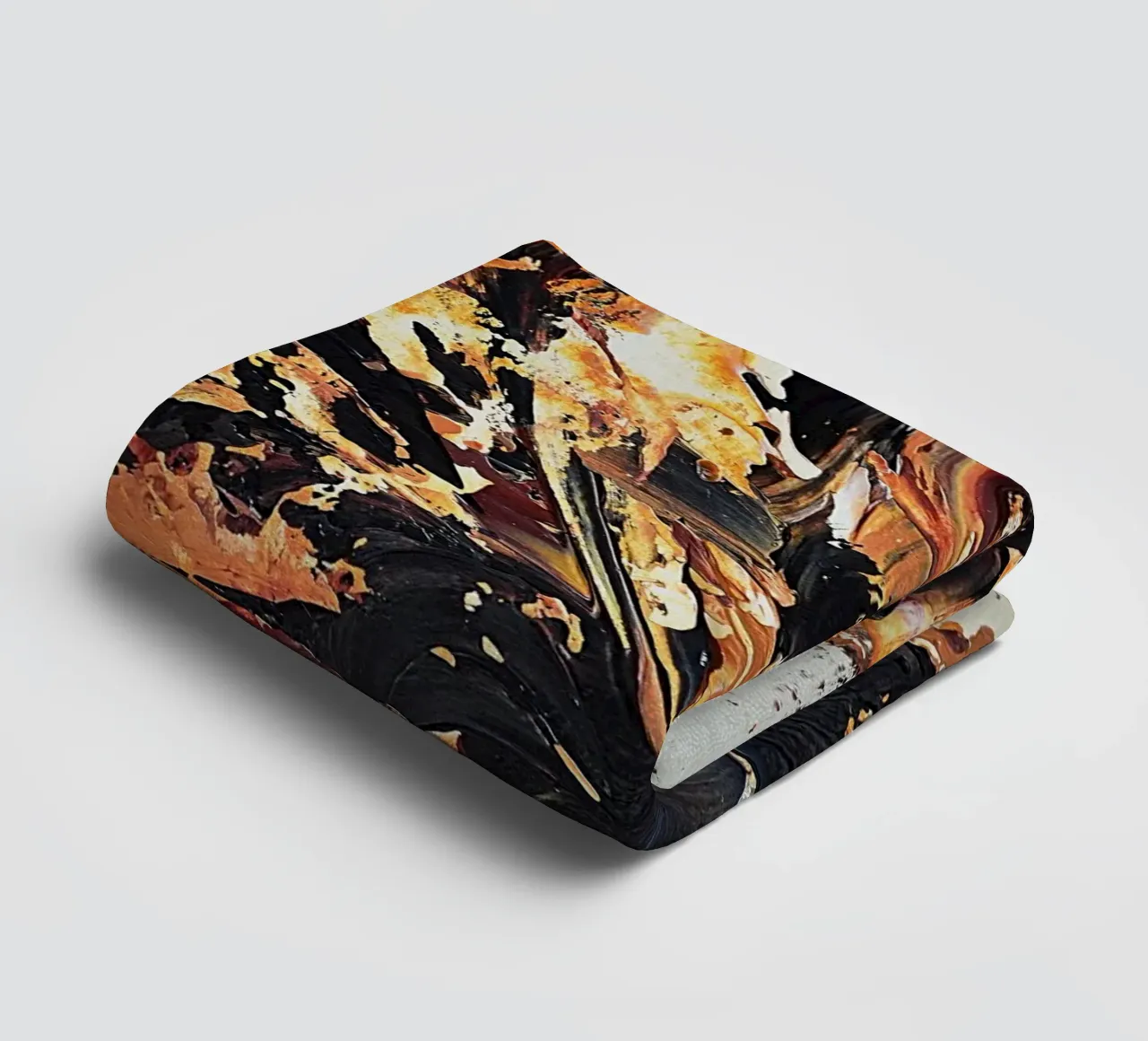 MESSAGE FROM THE HEART 20 towel by Thierry Vobmann Abstract painting