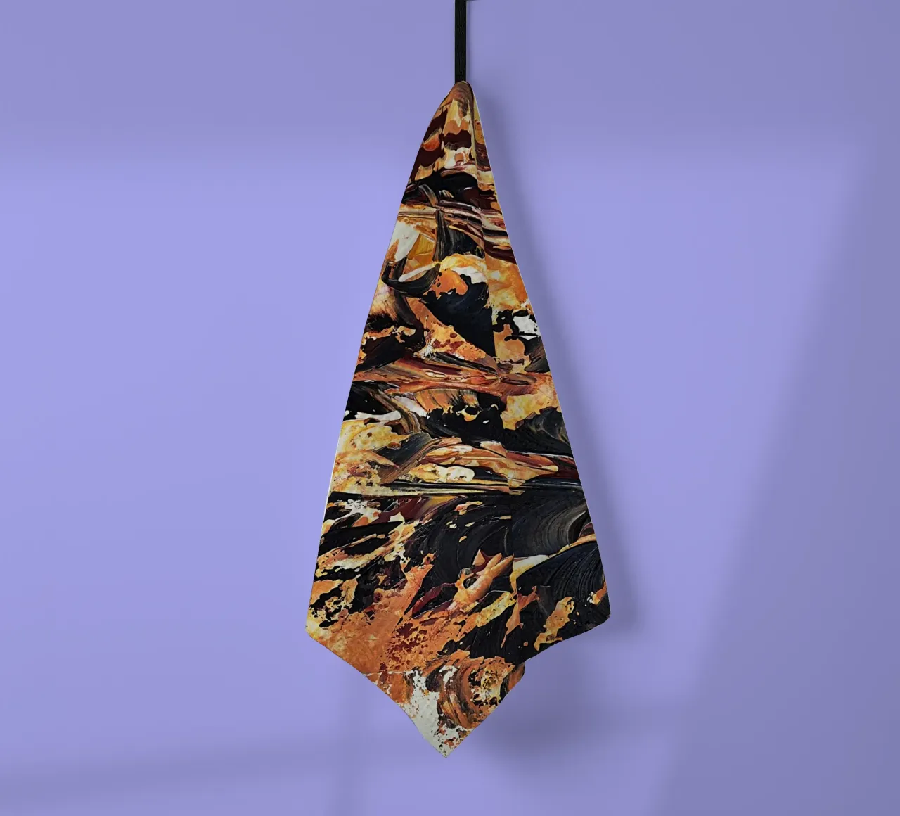 MESSAGE FROM THE HEART 20 torchon de Thierry Vobmann Abstract painting