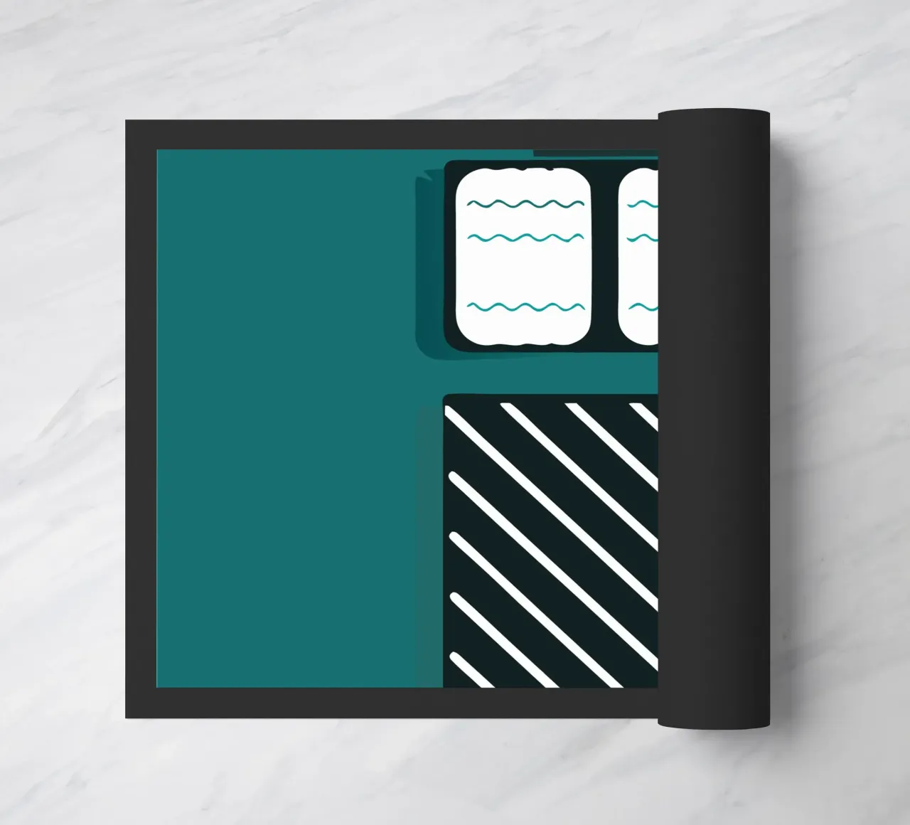 Bed doormat by LOOK DIFFERENT