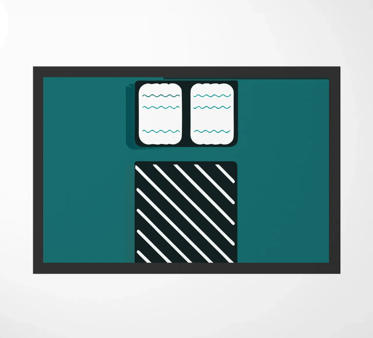 Bed doormat by LOOK DIFFERENT