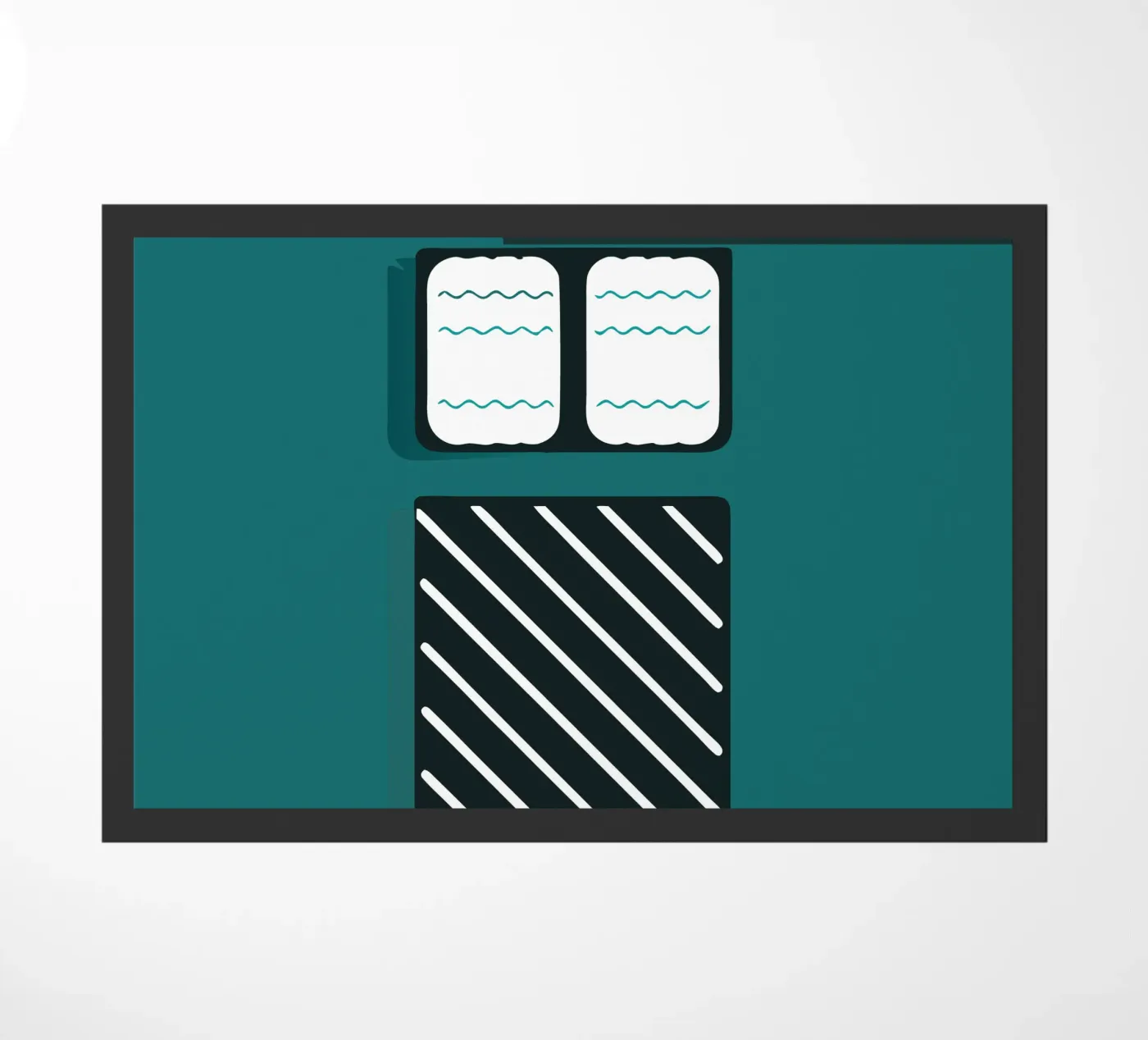 Bed doormat by LOOK DIFFERENT