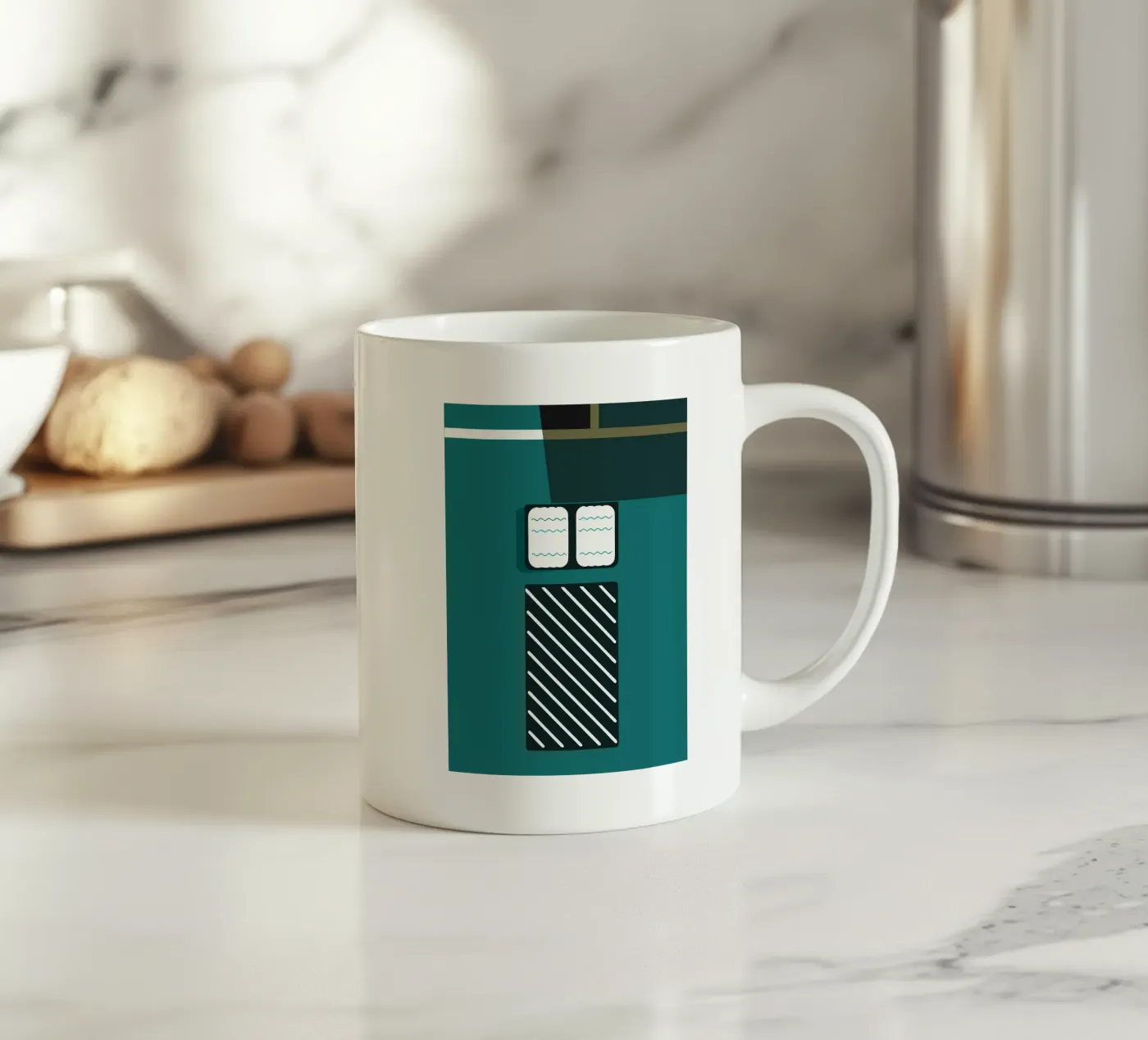 Bed ceramic mug by LOOK DIFFERENT