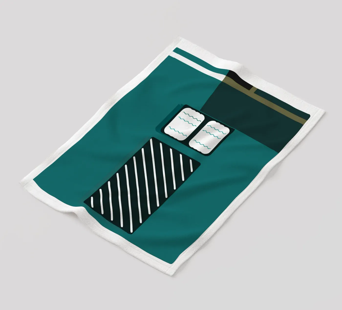 Bed plaid polaire de LOOK DIFFERENT