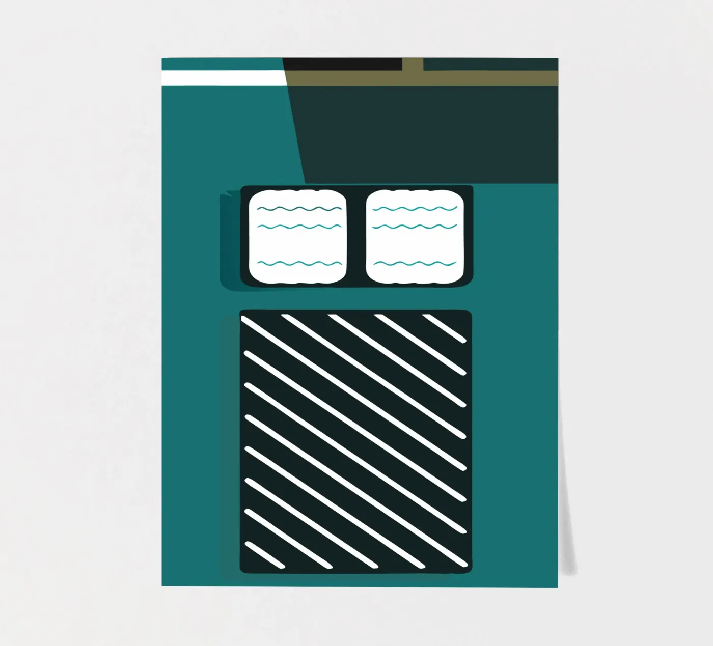 Bett Stickerbogen von LOOK DIFFERENT