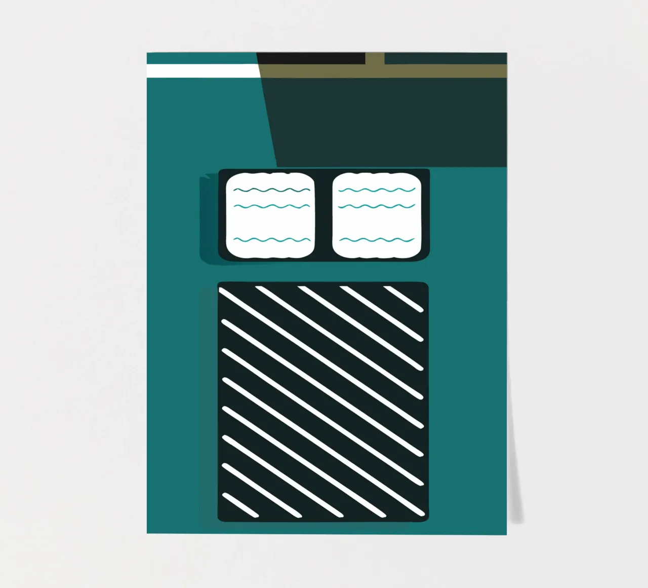 Bed sticker sheet by LOOK DIFFERENT