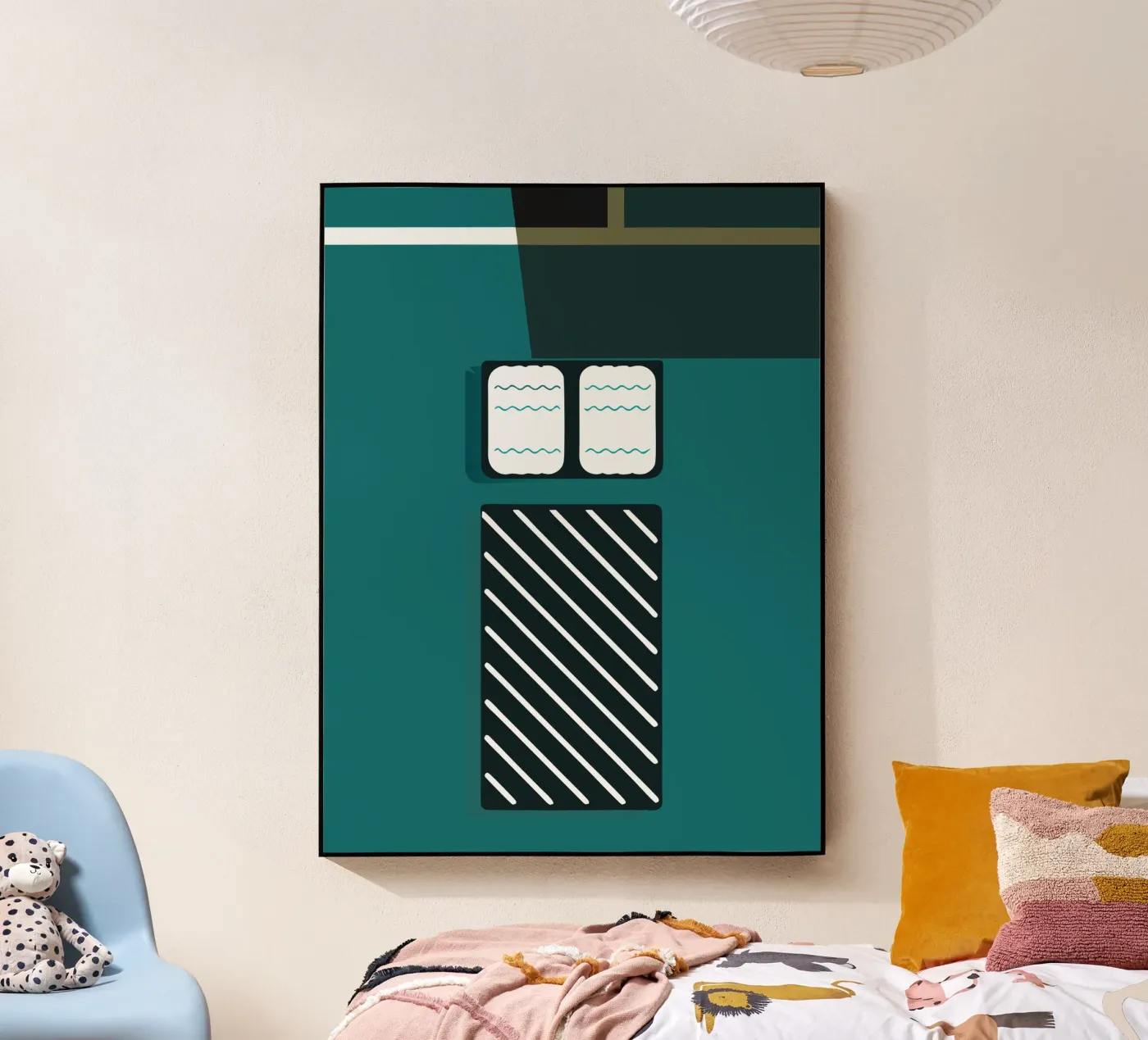 Bett Acryl-Glas von LOOK DIFFERENT