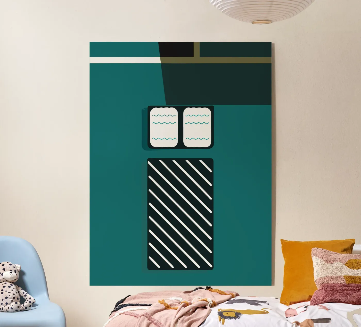 Bett Acryl-Glas von LOOK DIFFERENT
