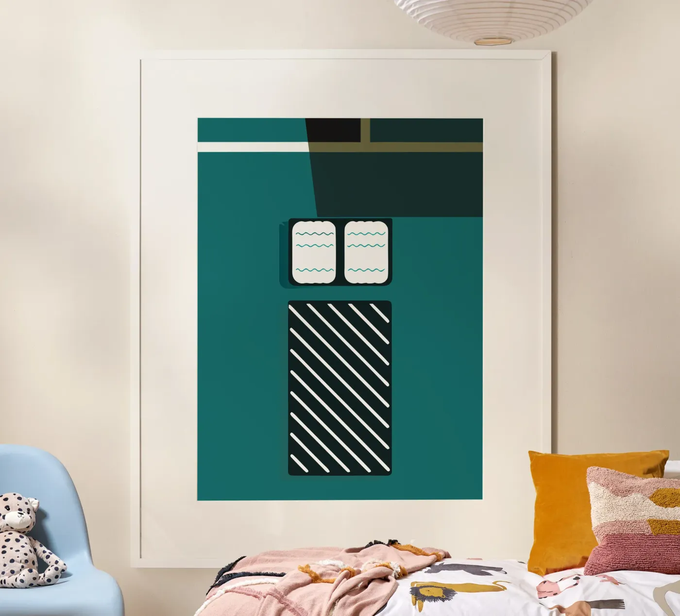 Bed Poster von LOOK DIFFERENT