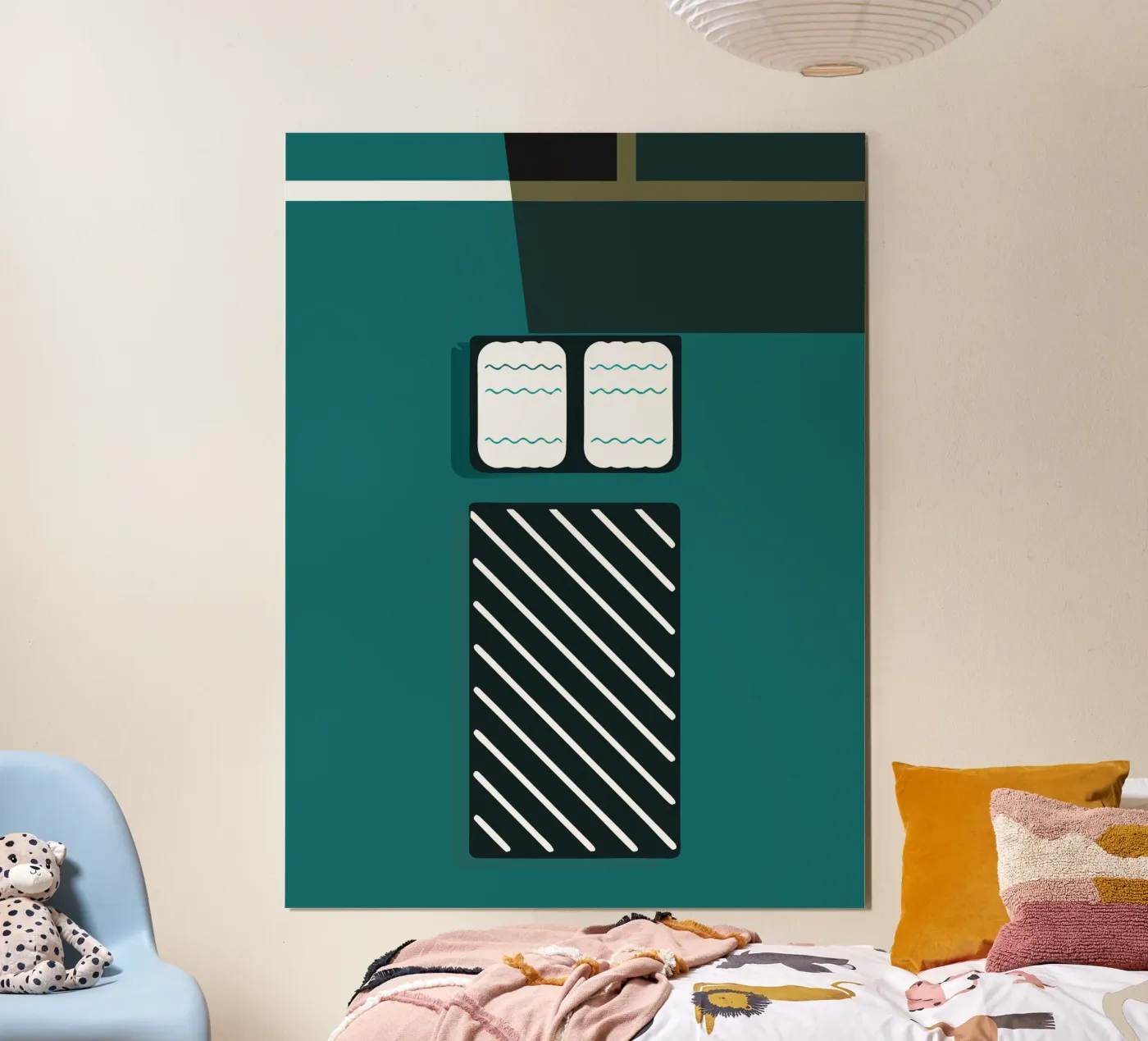 Bed Poster von LOOK DIFFERENT