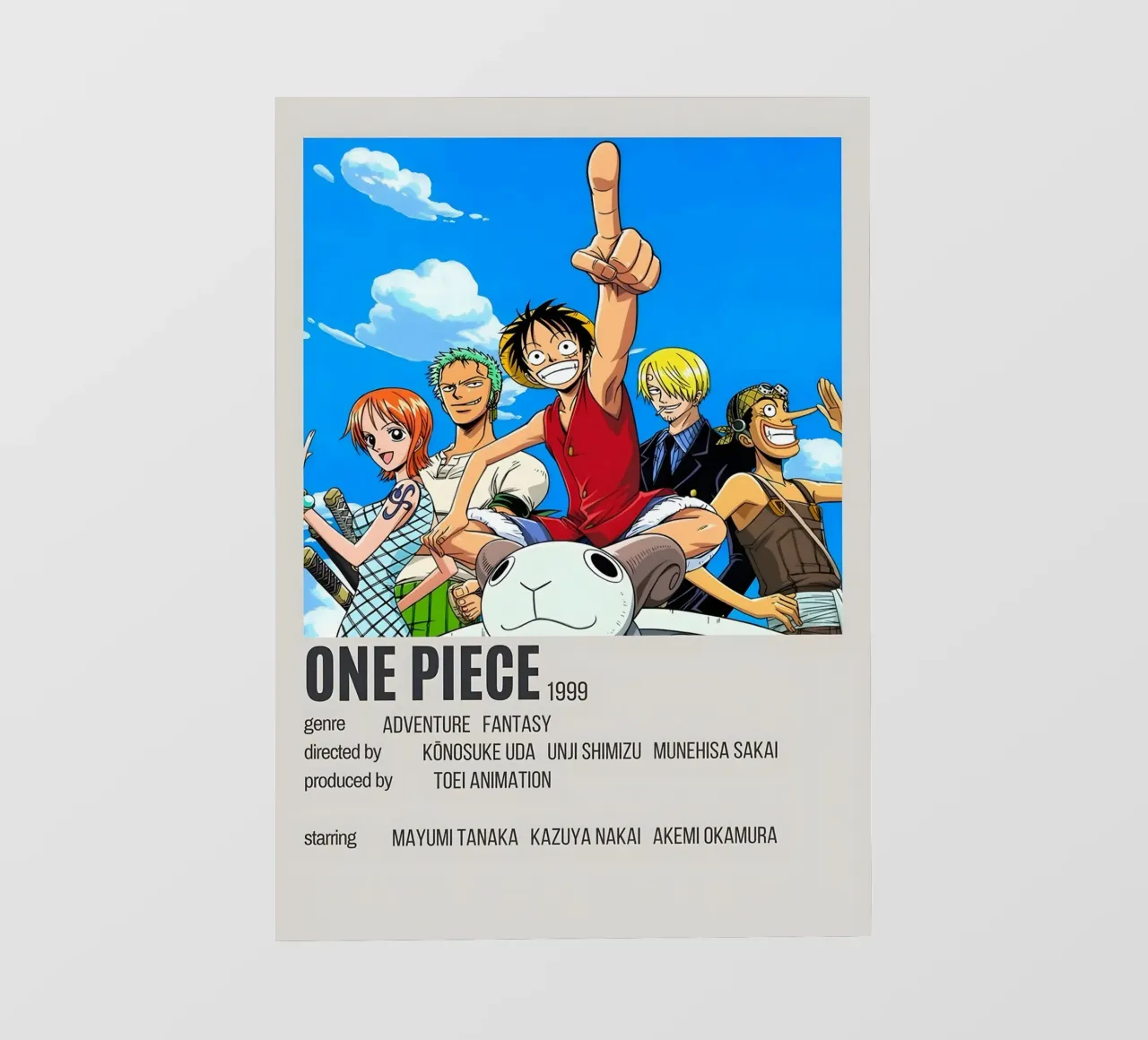 ONE PIECE 1999 pellicola backlit da Totoya