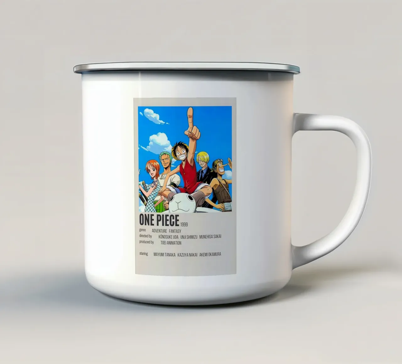 ONE PIECE 1999 tazza in smalto da Totoya