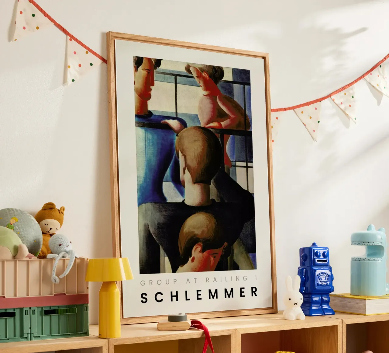 Schlemmer - Group at Railing I plexiglass da ARTOTHEK