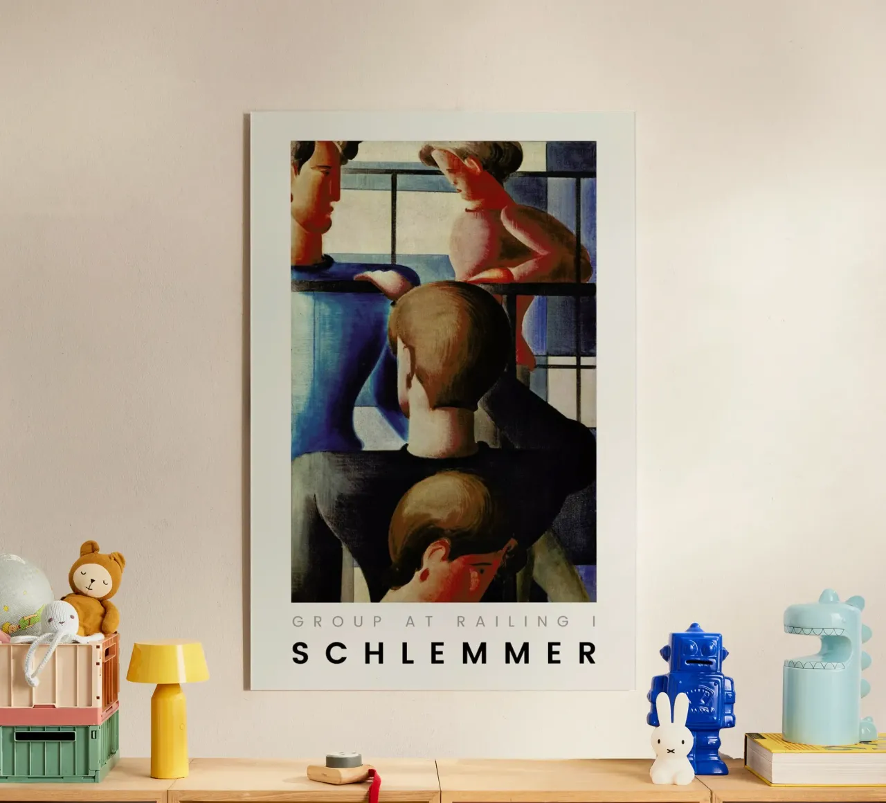 Schlemmer - Group at Railing I plexiglass da ARTOTHEK