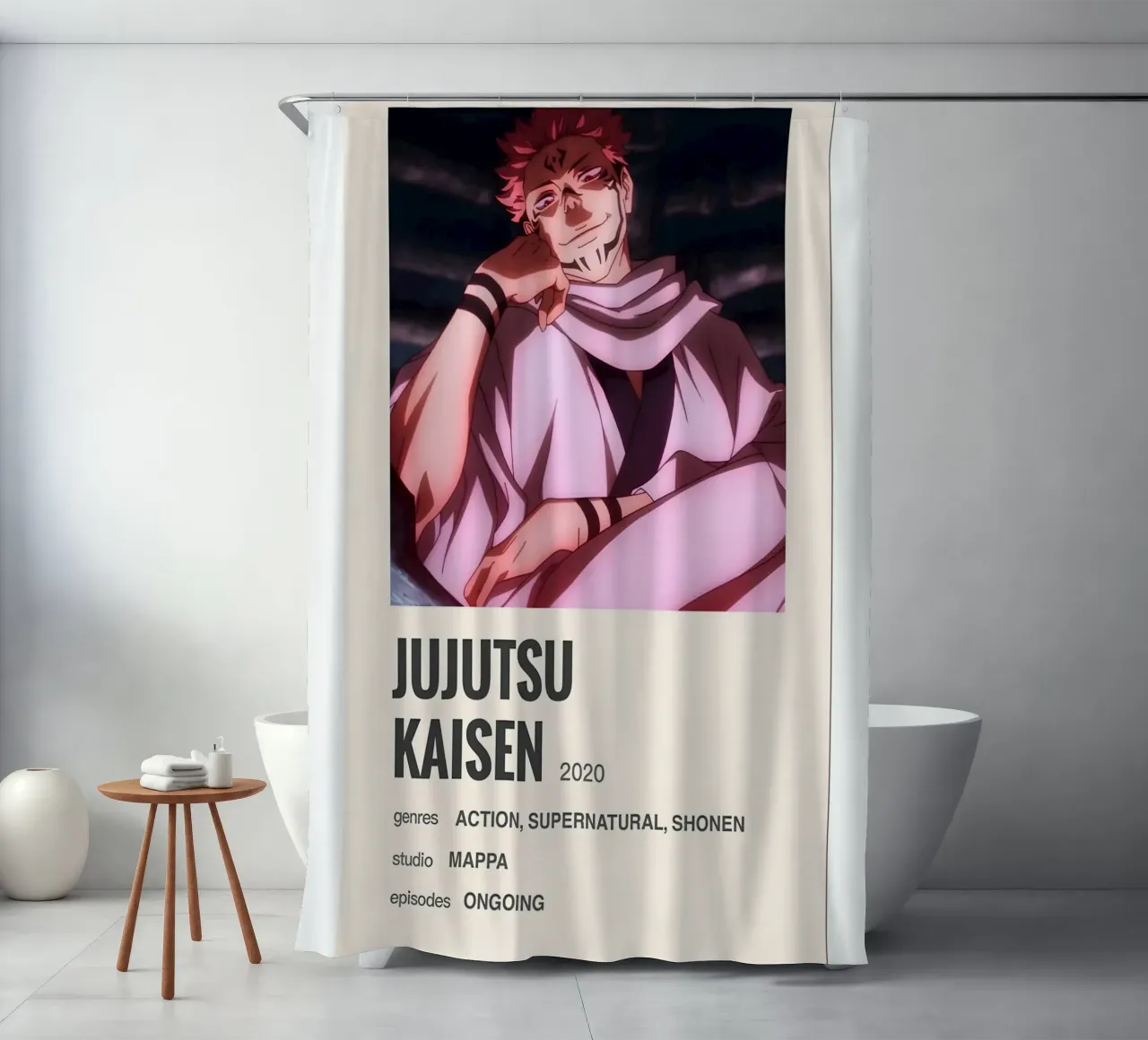 JUJUTSU KAISEN  2020 shower curtain by Totoya