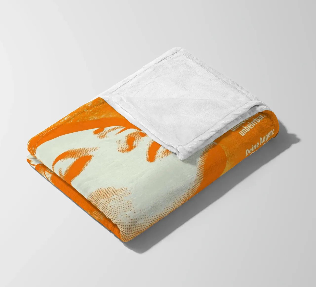 Angelo custode | Illustrazione con poesia coperta in pile da Autofocus