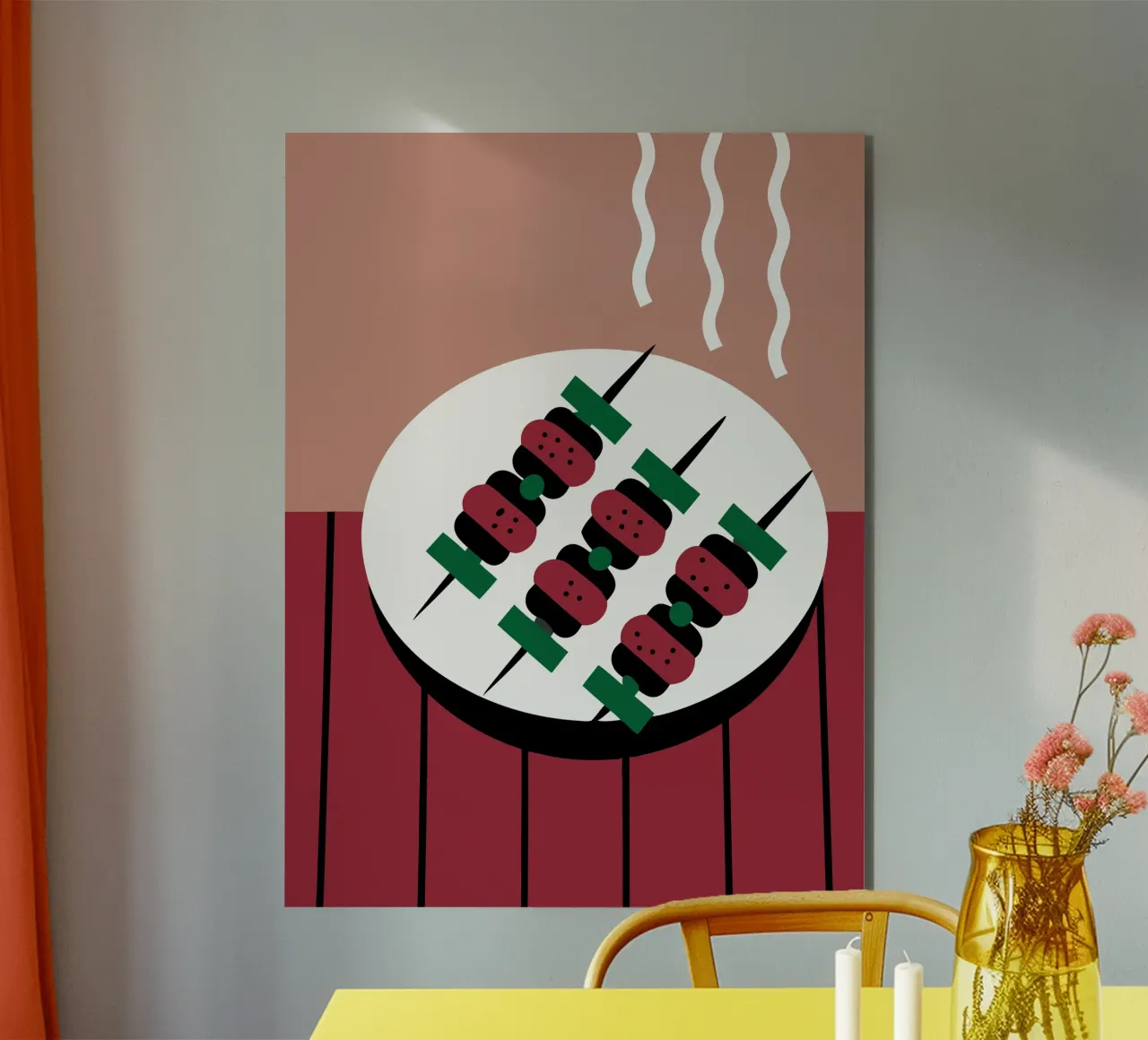 Satay alla griglia alluminio dibond da LOOK DIFFERENT