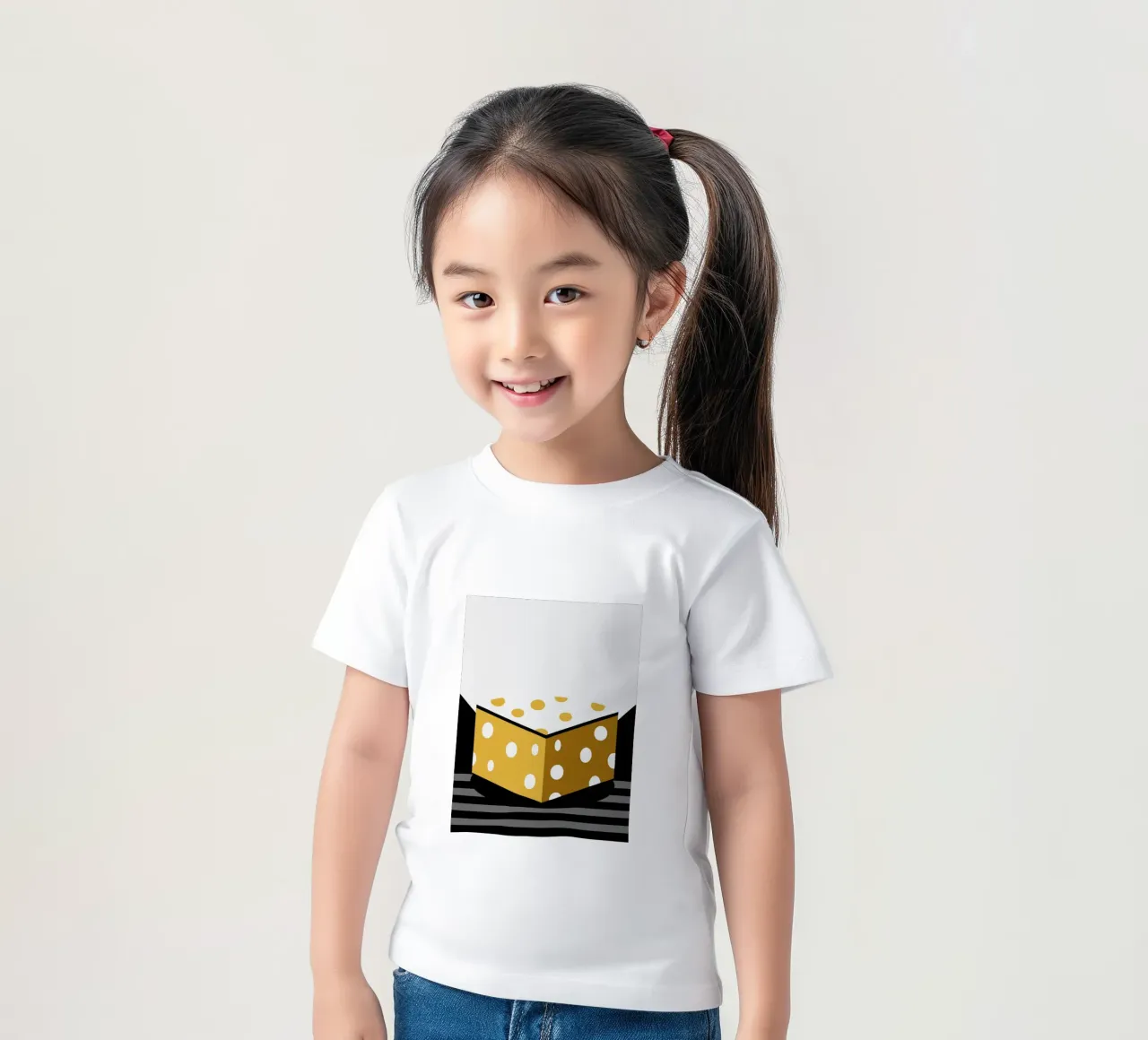 Cheese kids t-shirt by LOOK DIFFERENT