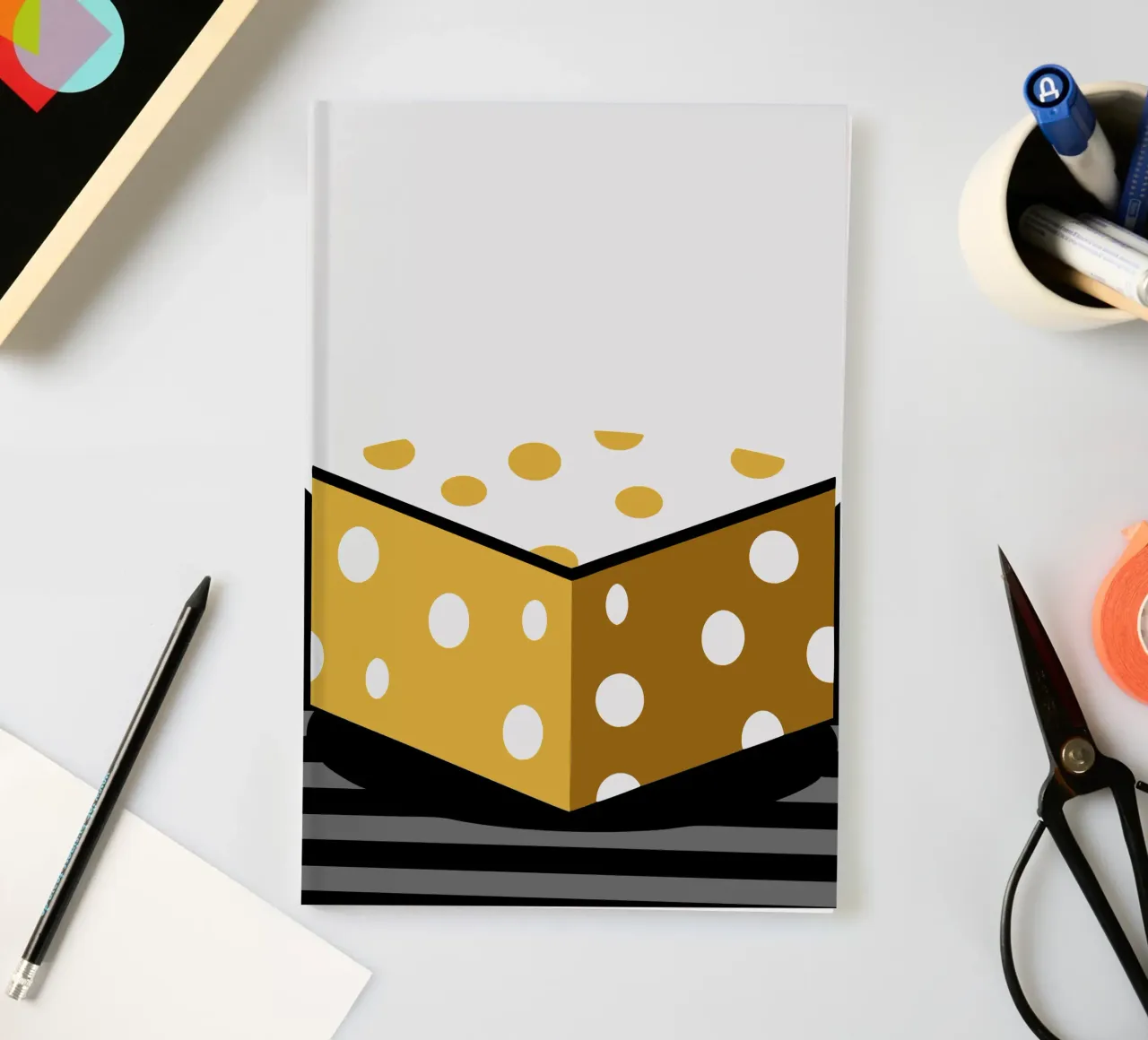 Cheese notebook by LOOK DIFFERENT