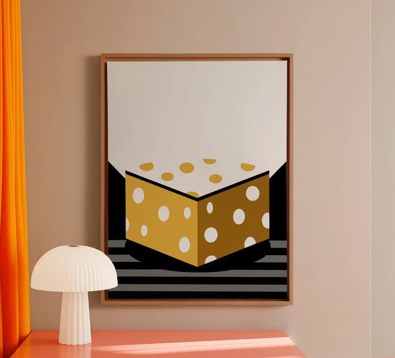 Käse Leinwand von LOOK DIFFERENT