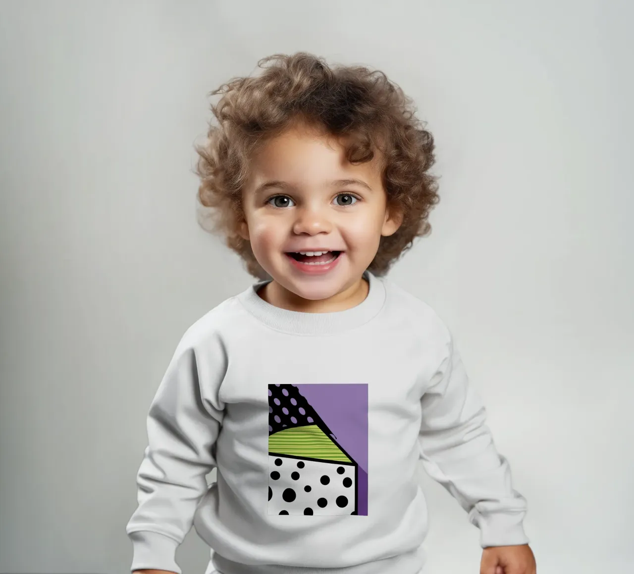 Cheese baby sweatshirt by LOOK DIFFERENT