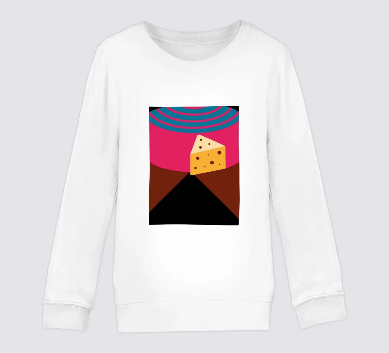 Formaggio felpa bambino da LOOK DIFFERENT