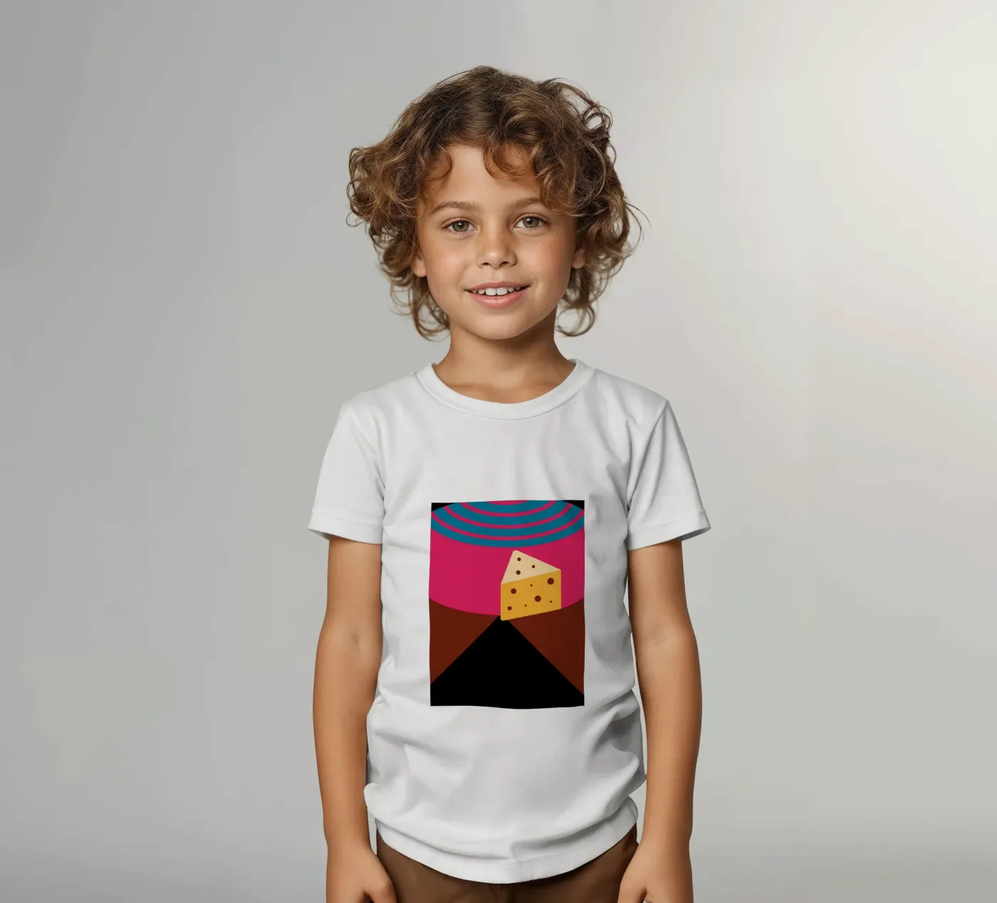 Formaggio t-shirt bambini da LOOK DIFFERENT