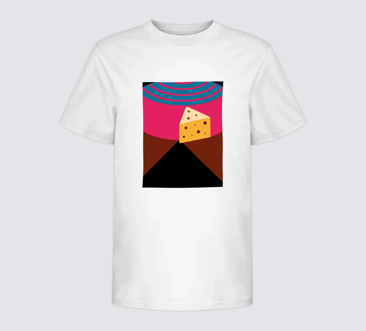 Cheese t-shirt bambini da LOOK DIFFERENT