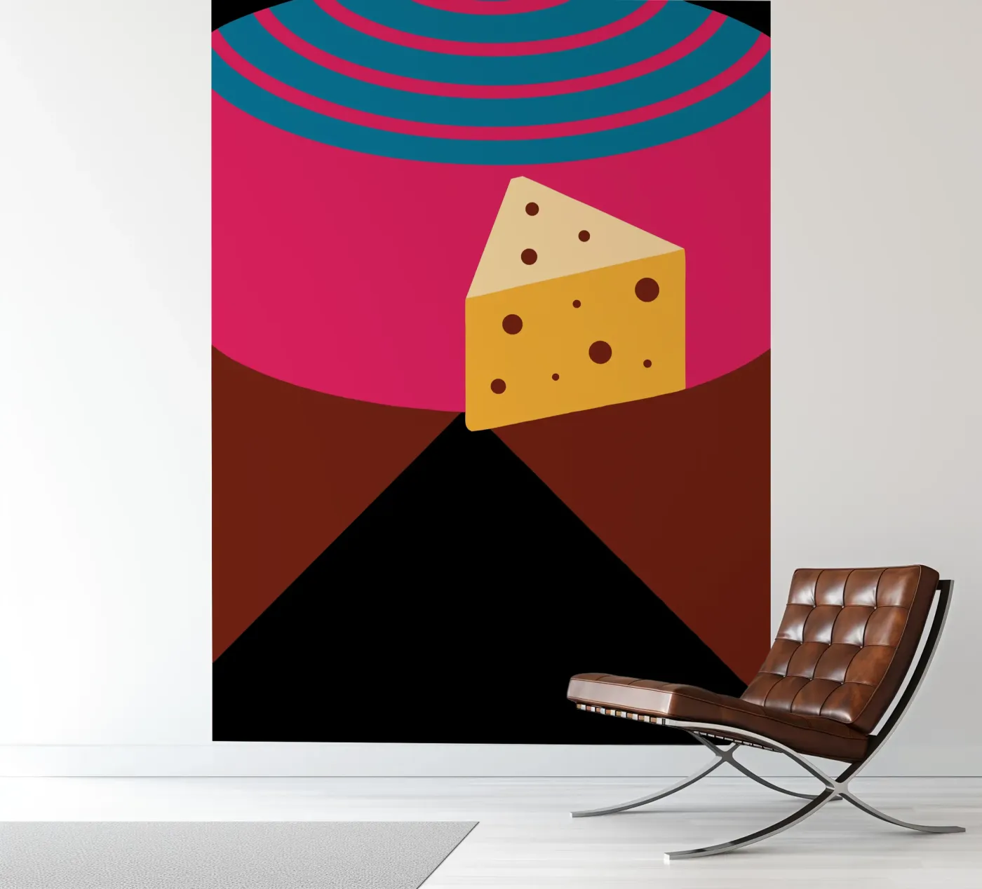 Kaas fotobehang van LOOK DIFFERENT