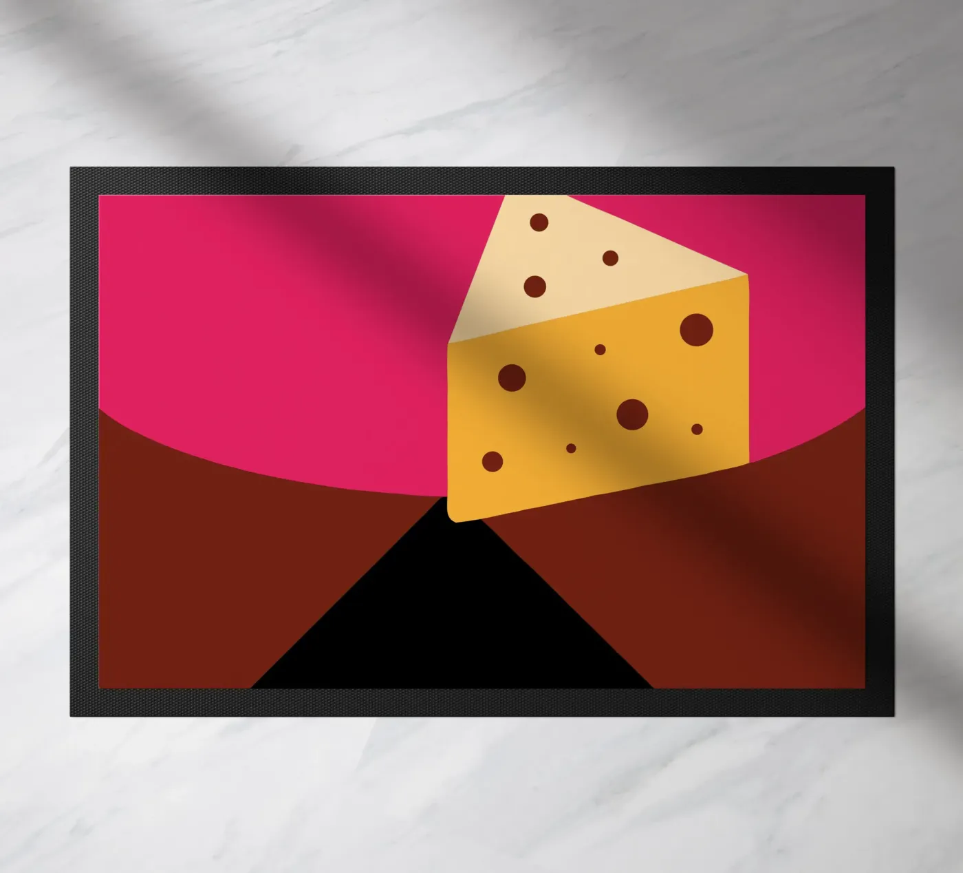 Cheese doormat by LOOK DIFFERENT