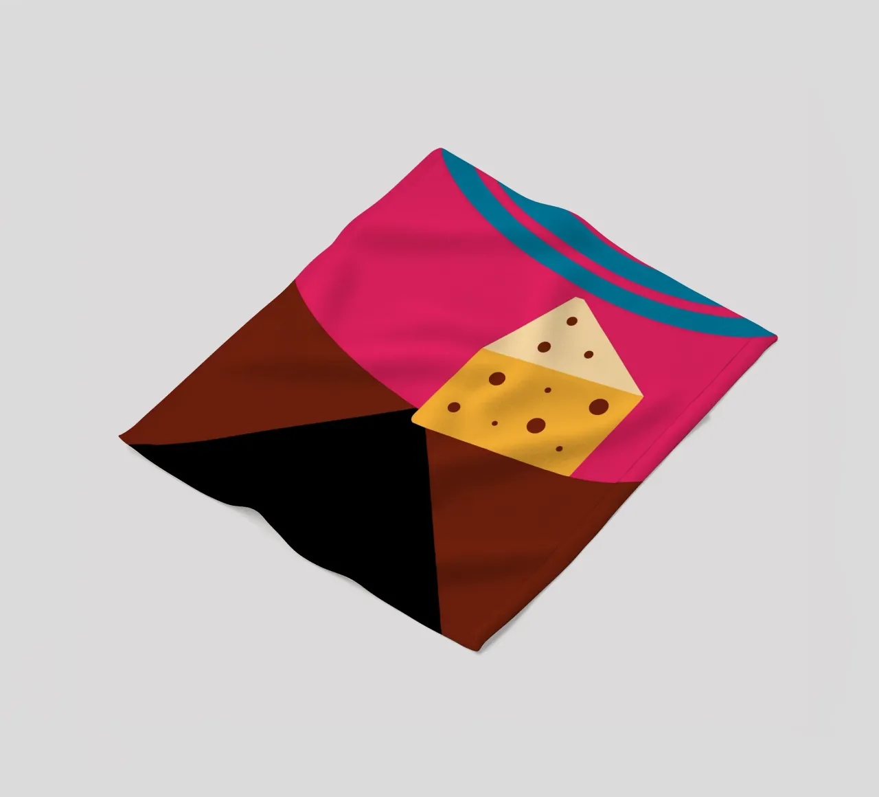 Cheese Fleecedecke von LOOK DIFFERENT