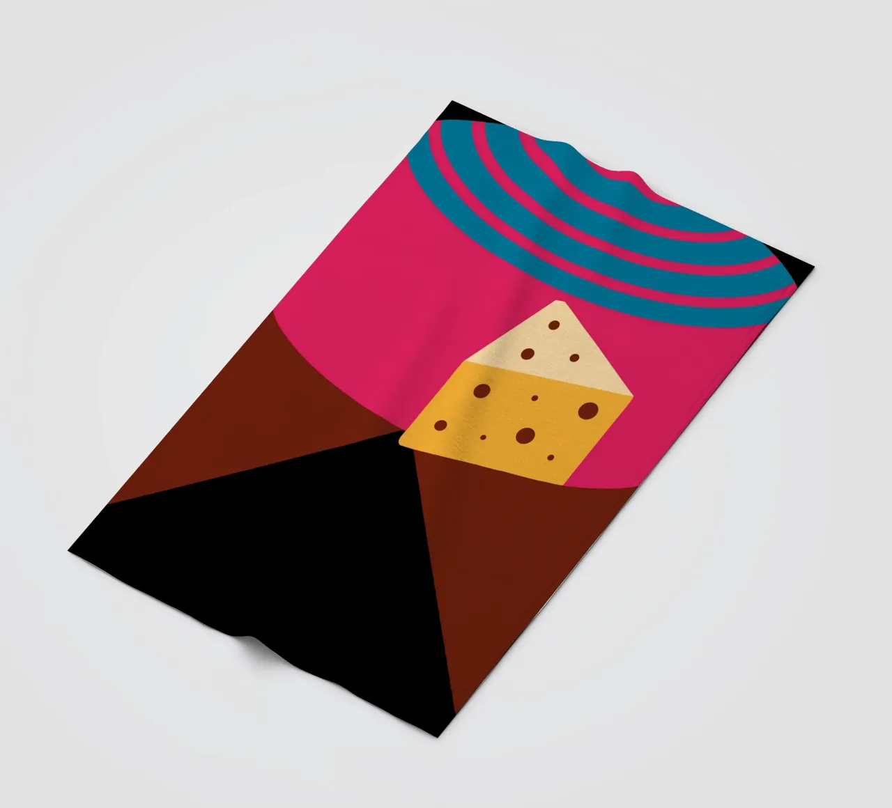 Cheese Fleecedecke von LOOK DIFFERENT