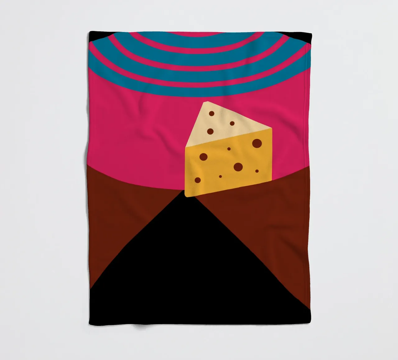 Cheese Fleecedecke von LOOK DIFFERENT