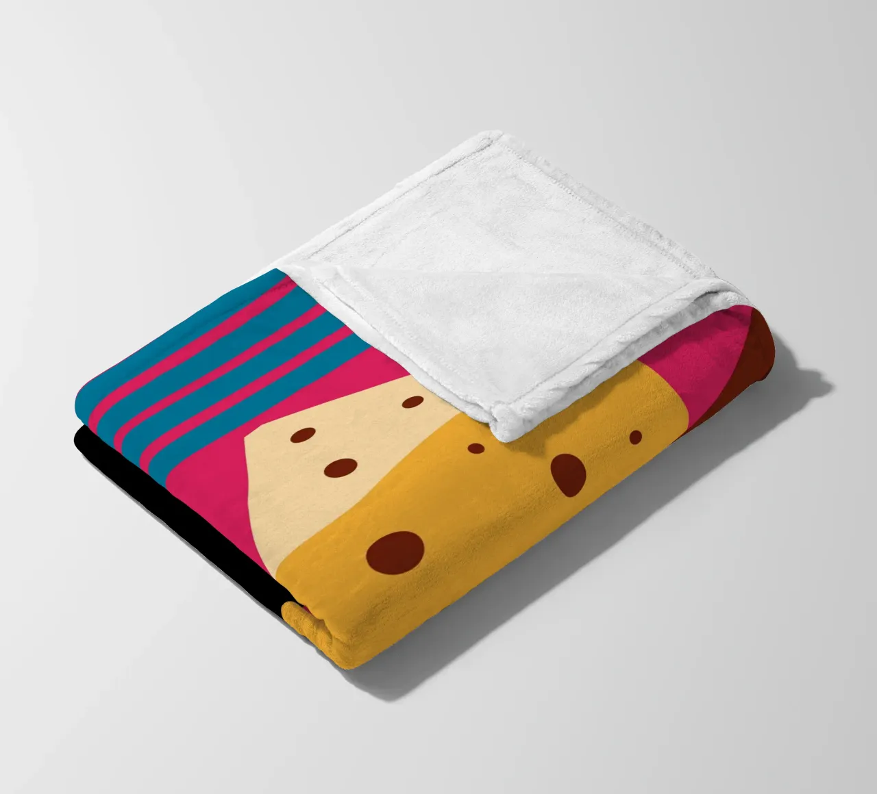 Cheese Fleecedecke von LOOK DIFFERENT