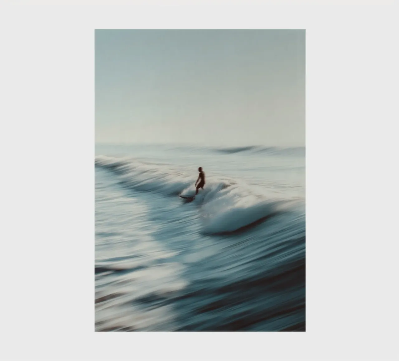 Surfer Riding Waves notebook by Indigo Tides Art
