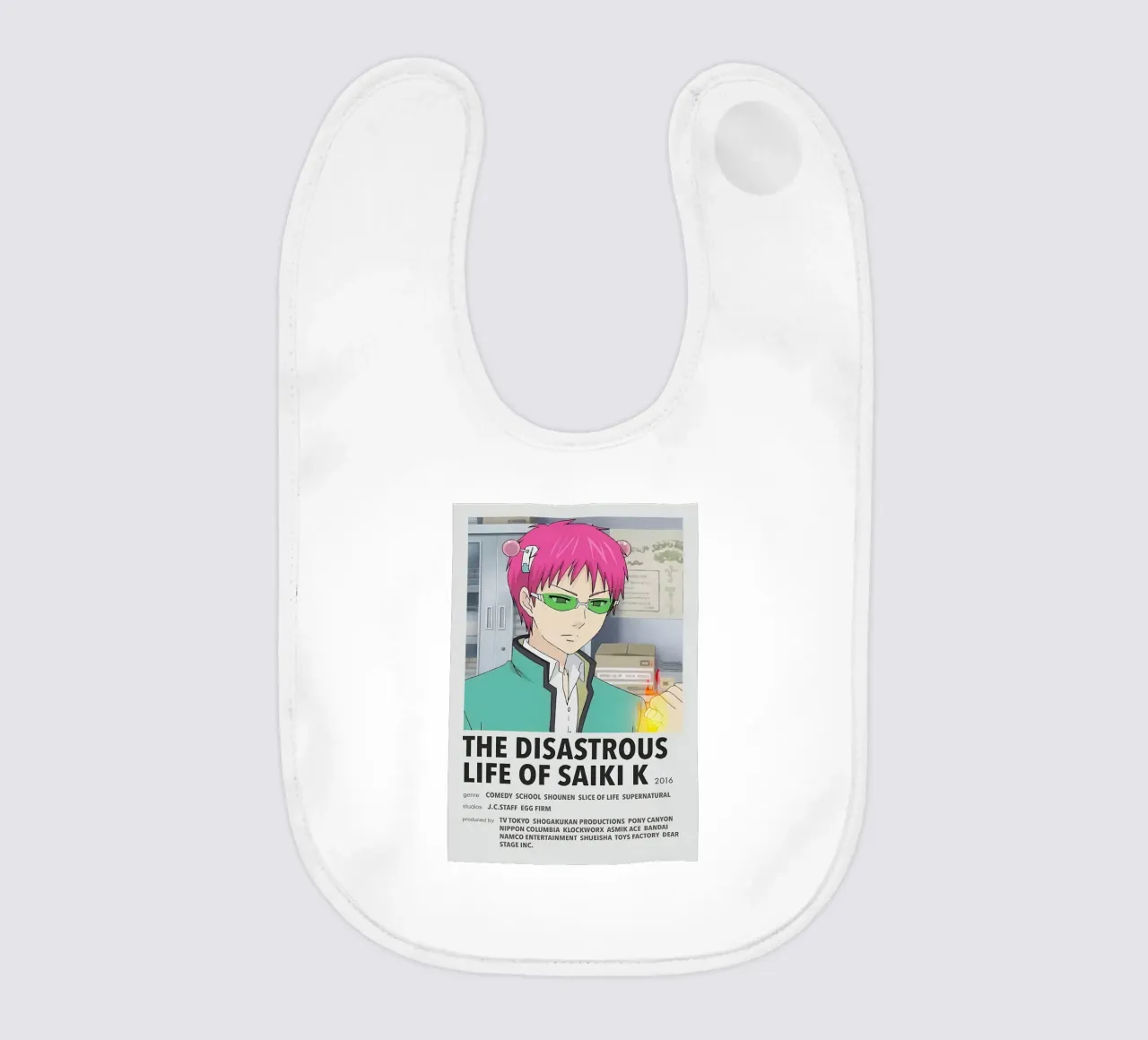 THE DISASTROUS LIFE OF SAIKI K  2016 bavaglino da Totoya