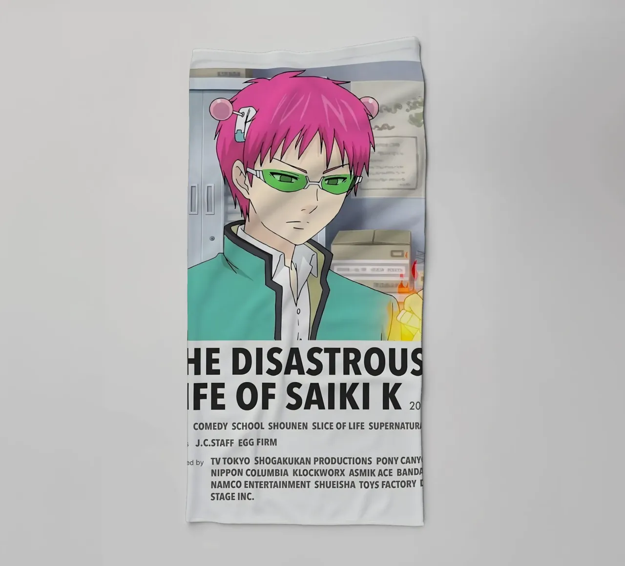 THE DISASTROUS LIFE OF SAIKI K  2016 asciugamano da bagno da Totoya