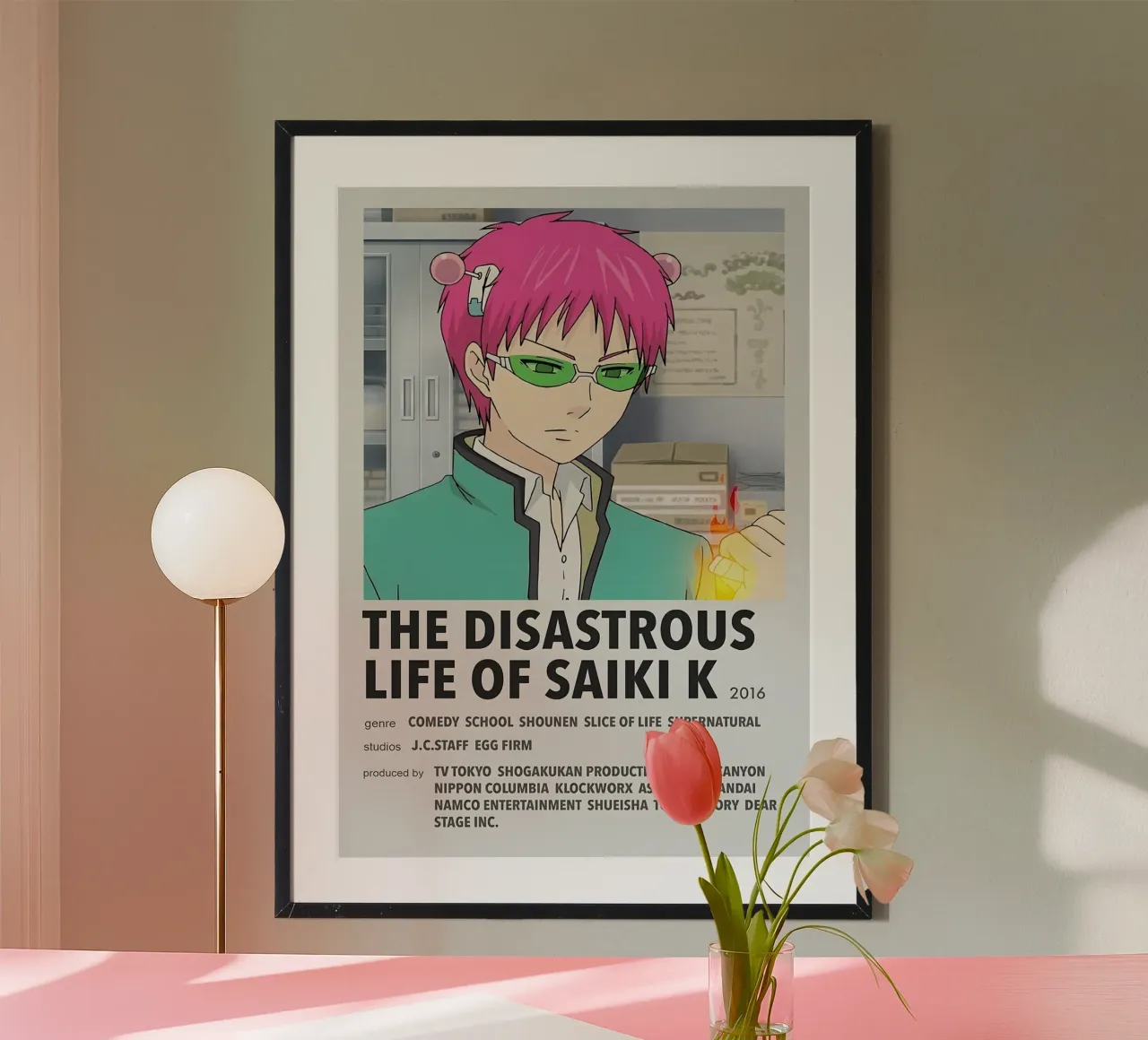 THE DISASTROUS LIFE OF SAIKI K  2016 carta hahnemühle da Totoya