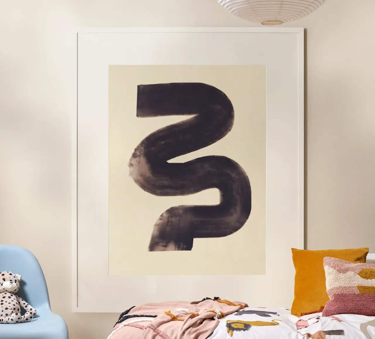 Abstract oil flow 13 poster by Little Dean