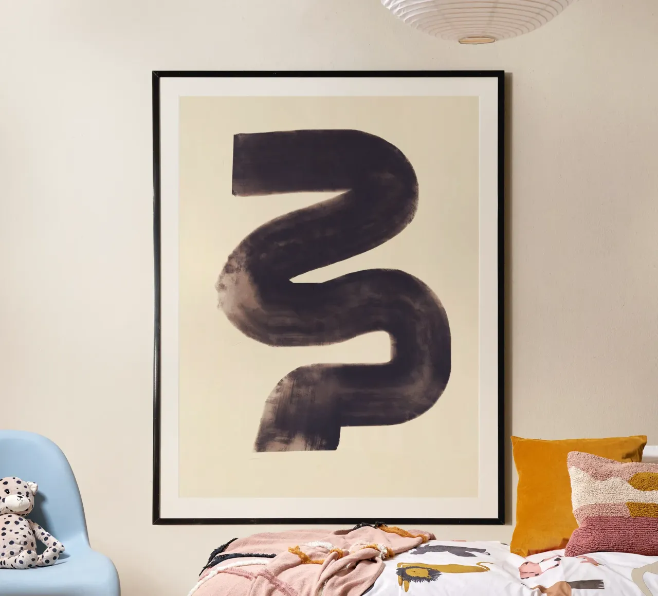 Abstract oil flow 13 poster by Little Dean